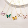 Glossy crystal, necklace, chain for key bag , 2020, suitable for import, Korean style, internet celebrity