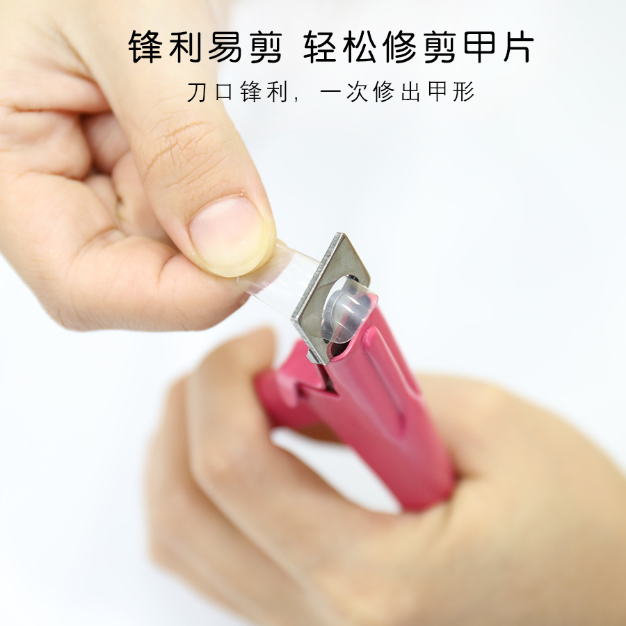 Tijeras gruesas de una palabra de alta calidad para mascotas cortaúñas cortauñas DIY uñas francesas fototerapia uñas tijeras en forma de U afiladas