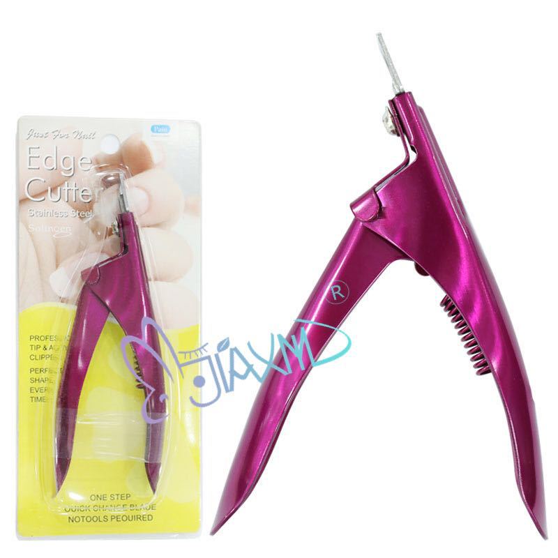 Tijeras gruesas de una palabra de alta calidad para mascotas cortaúñas cortauñas DIY uñas francesas fototerapia uñas tijeras en forma de U afiladas