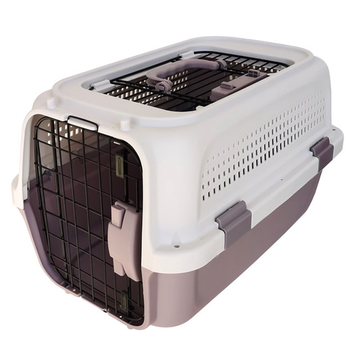 Dog flight box, portable cage with skylight, rabbit dog and cat shipping box, wholesale pet flight box