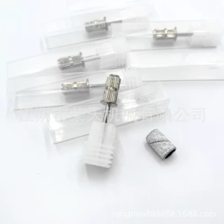 美甲打磨砂圈轴承工业砂圈轴砂圈砂纸圈砂筒芯轴创新修手指甲工具