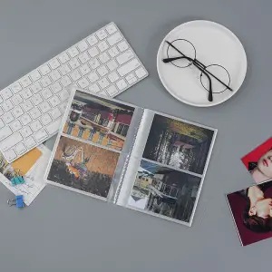 Tarjeta de alfabetización Álbum Polaroid 3-4-5 pulgadas gran capacidad insertar postal boleto de película libro de colección