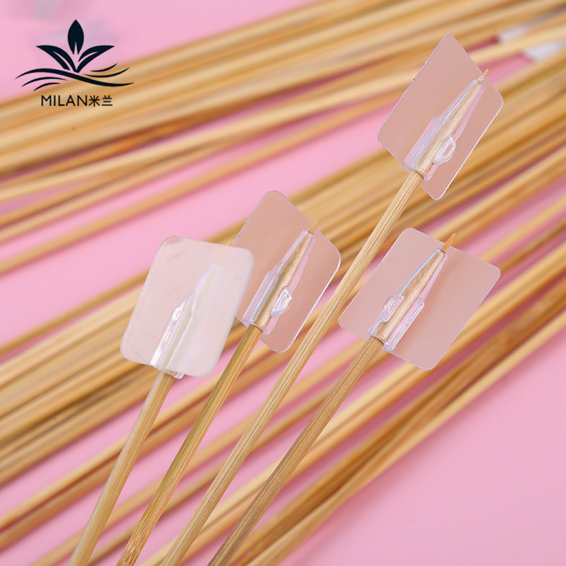 Floral pegatinas universales pegamento fijo palo de bambú Jack adhesivo DIY bocadillo ramo de humo pegatinas fijas flor materiales de embalaje