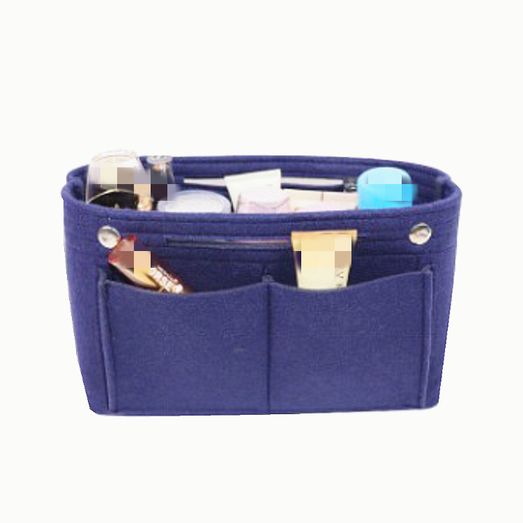 2023 bolsa de cosméticos de fieltro perezoso creativo transfronterizo bolsa central bolsa de almacenamiento de cosméticos bolsa portátil para mujer