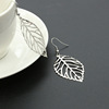 Fashionable metal earrings, European style, simple and elegant design, wholesale