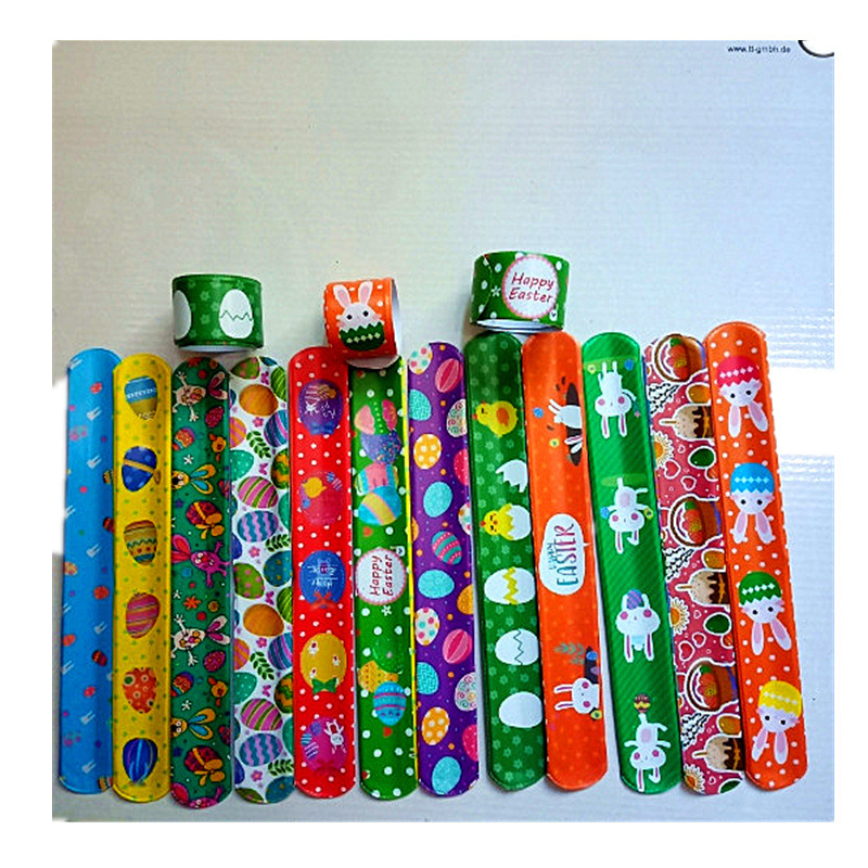 Comercio exterior PATRÓN DE NO INFRACCIÓN Comercio electrónico Venta de correa de muñeca de anillo de presión de Pascua niños de Pascua juegan con derechos de autor