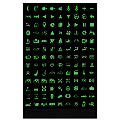 Car button luminous sticker Other Automotive Interior Supplies