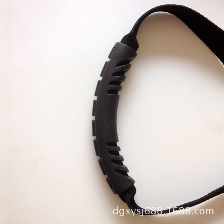 箱包配件TPE压紧手把 压铸织带把手pvc塑料提手把手儿童背包把手