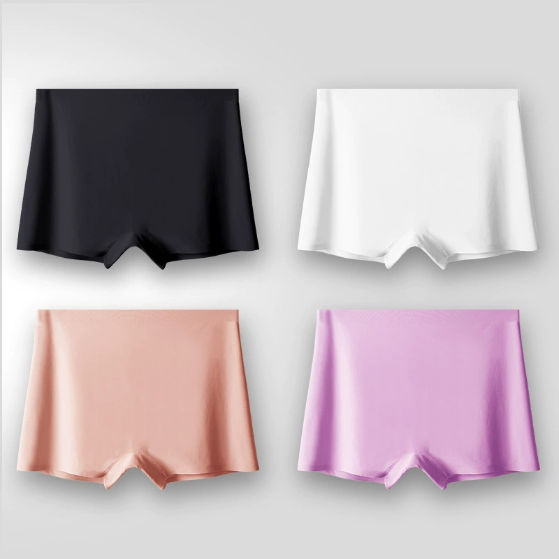 Silk underwear, pants, trousers, protective corner covers, summer thin protective underware, (Physicals), mid rise