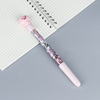 Cartoon cute soft girl fairy pen, small fresh and colorful streaming sand pen net red vibrato, sewing sand gradual writing pen