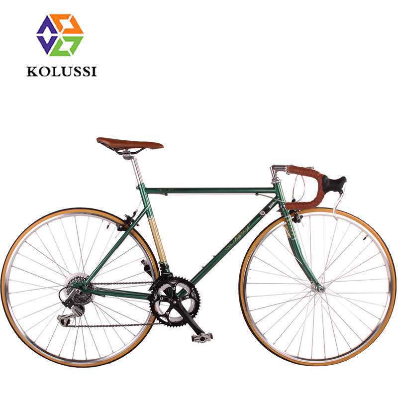 Retro Road Bicycle Variable Speed Curved Handlebar 700C Urban Racing Student Export Off-Road Bicycle