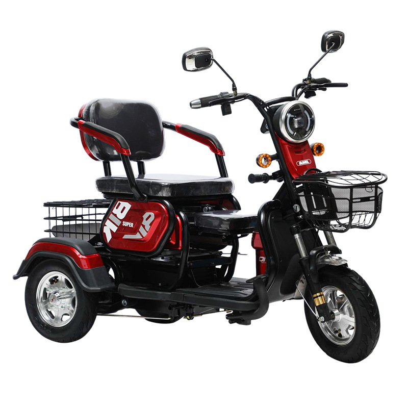 Comercio exterior nuevo triciclo eléctrico para personas mayores pequeños scooter casuales de tres ruedas ligeras para una sola persona