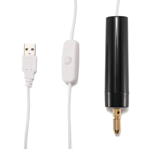 Crystal glue DIY hole drill, electric USB small electric drill, pearl hand-drilled hole drill with horn nails