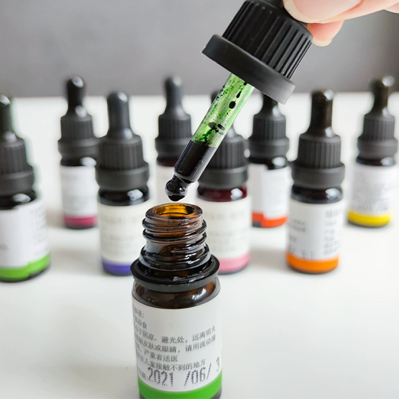 Dye, aromatherapy, candle, red green pigment material