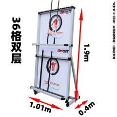18 36-Grid Aluminum Alloy Fishing Rod Metal Display Rack Fishing Rod Net Support Storage Rack Fishing Tackle Store Fishing Rod Display Stand