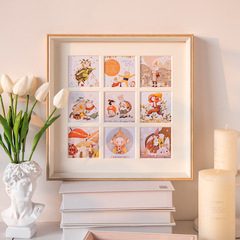 Picture Frame Wholesale Manufacturer Resin 9-Grid Wall Hanging Bedroom Living Room Wedding Baby First Birthday 9-Grid Picture Frame