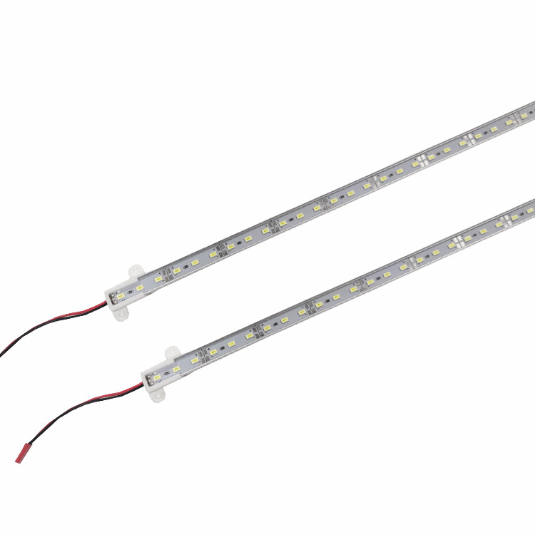 LED estante luz lamina empotrada tira de luz de ranura de aluminio tira de luz 12V Luz lineal para escaparate estante de luz