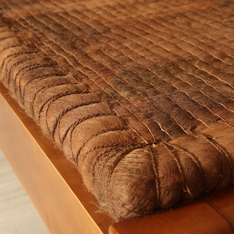 手工山棕床垫折叠棕垫无胶薄硬垫子1.5米1.8米1.2米棕垫