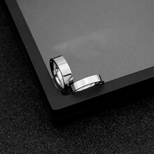 厂家货源 不锈钢光面戒指 经典百搭男女情侣戒指中性个性交叉指环