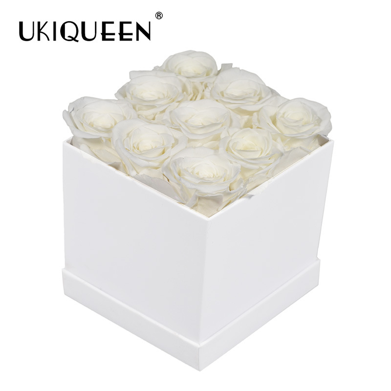 Yunnan Yongsheng flor cuadrado abrazo cubo caja de regalo Día del Maestro Día de San Valentín regalo 9 flores al por mayor