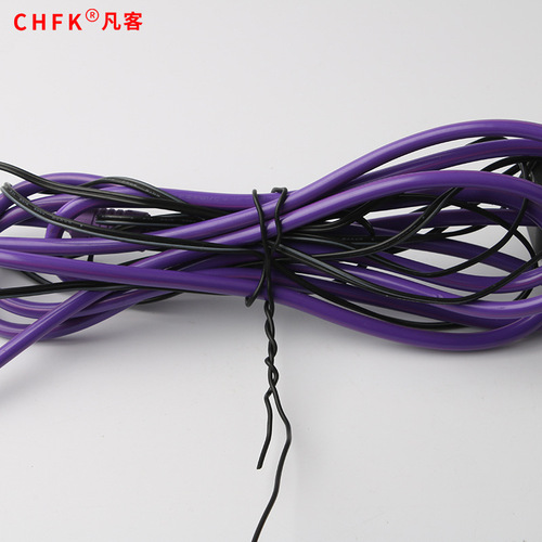 CHFK plastic coated round flat iron core wire binding electro-galvanized iron wire black and white plastic packaging wire