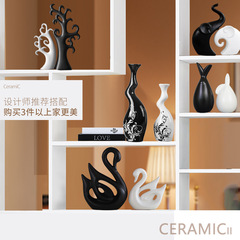 Nordic Home Living Room Ceramic Accent Creative Desk Wine Rack Decor Gift Wedding Room Mini Decor