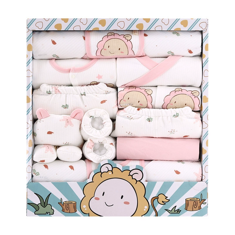 Overall for new born for baby, cotton demi-season set, children's gift box, Birthday gift