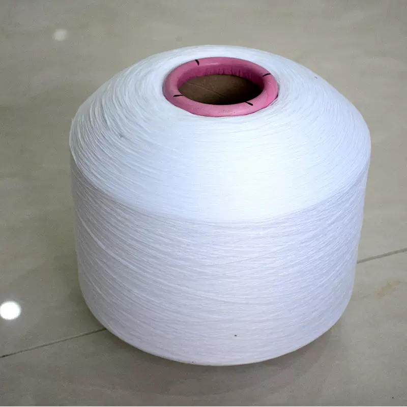 现货涤纶高弹丝300D 黑白色高弹力丝 卫生绑带拷边线缝纫机锁边线