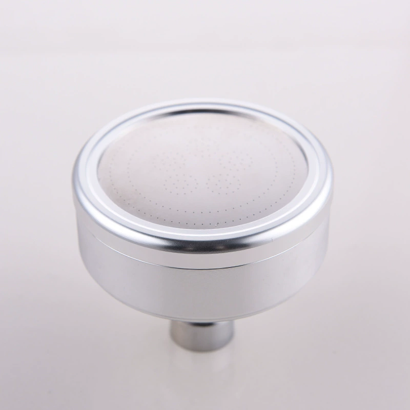 Space aluminum electroplating round supercharged small top spray shower head lotus shower head shower sip can wash ciencia