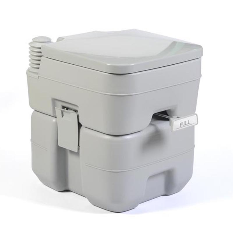 工厂直销 老人 车载 塑料 冲水 移动坐便器 20L移动厕所 移动马桶