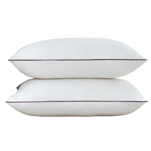 2024 model vacuum-flavored feather pillow with 600g single filling, 48*74cm, student gift wholesale