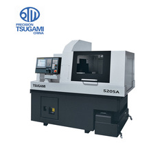 日本津上S205A走心机带侧铣头端面动力双主轴高刚性车床专业