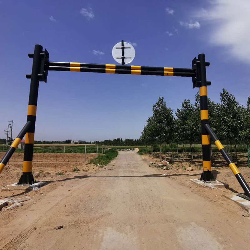 厂家定 制道路桥梁限高架 高速公路限高杆 停车场固定限高防撞架