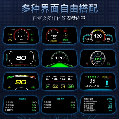 Vehicle HUD Head-Up Display Car Obd