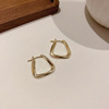 Fashionable trend silver needle, design small earrings, silver 925 sample, simple and elegant design, Japanese and Korean