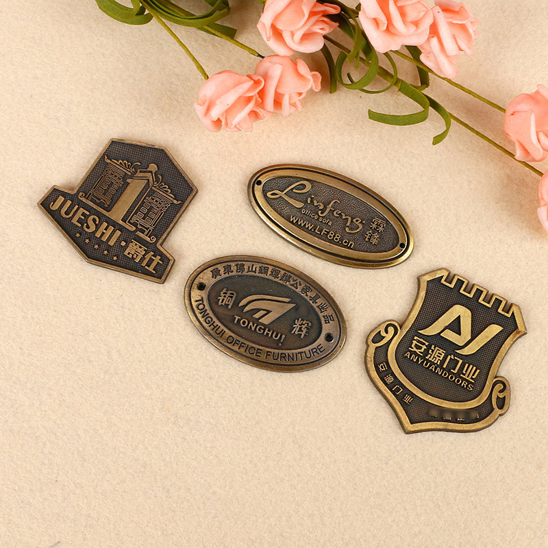 厂家直供批发金属锌合金电镀古铜蚀刻铭牌压铸家具电器标牌