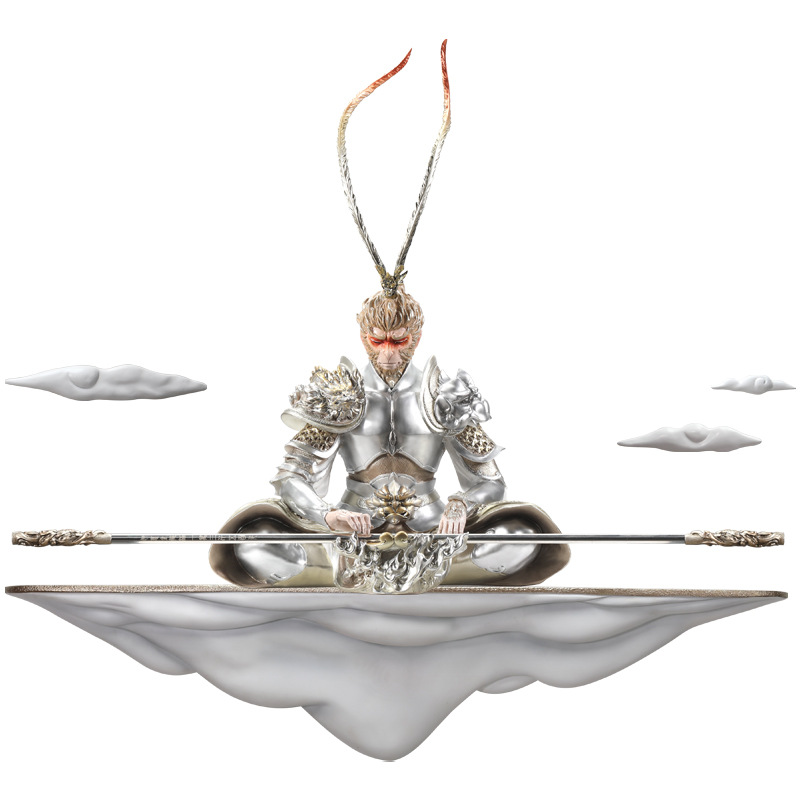 Black Myth Wukong Monkey King Fighting Buddha Wall Hanging Living Room Hall Wall Decoration Pendant Sun Wukong3 DStereo Relief Mural