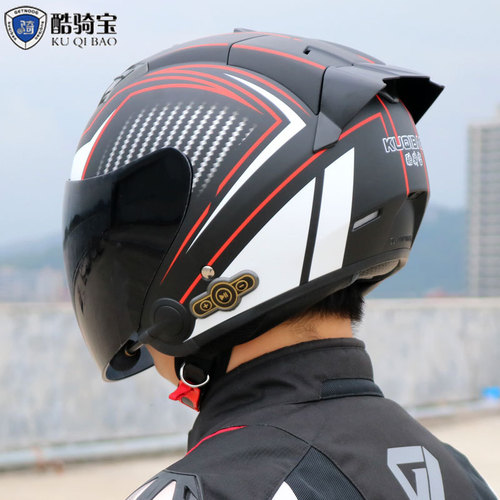 Coolqibao electric motorcycle smart Bluetooth helmet Four-season motorcycle sun protection half helmet cross-border
