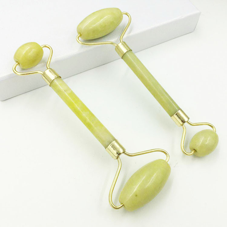 Rodillo de contenedor de belleza natural Jade rodillo de contenedor de belleza natural Xiuyu contenedor de belleza masaje facial palo de belleza