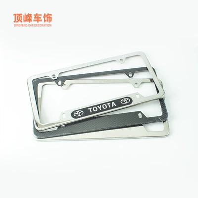 Manufacturer's Ready-made Screw Fixed American Standard License plate holder/license plate holder