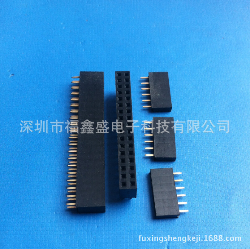 企业集采供应排母2.54间距单排与双排.塑高5.0 SMT 直插 贴片