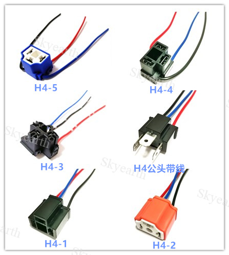 Zócalo del bulbo del coche H1H3H4H7H11H13H16 9005 9006 9007 portalámparas faro titular de la lámpara de niebla