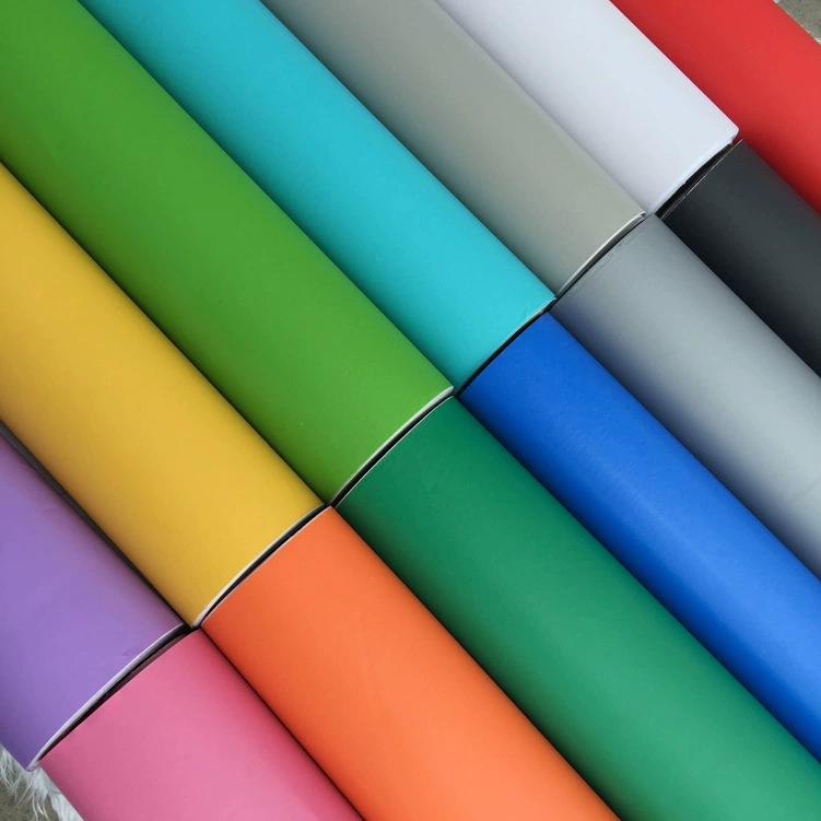 Пленка метод украшения дома водостойкие матовые однотонные настенные наклейки самоклеящиеся обои ремонт мебели обои влагостойкие ПВХ мгновенные наклейки