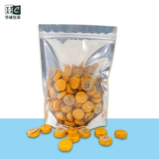 厂家定制logo休闲食品包装袋自立拉链镀铝箔复合阴阳袋塑料食品袋
