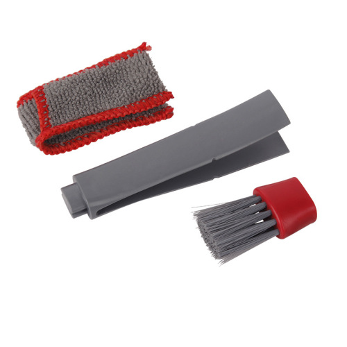 Car air conditioning outlet brush car dashboard dust brush soft brush double-head interior cleaning supplies tool