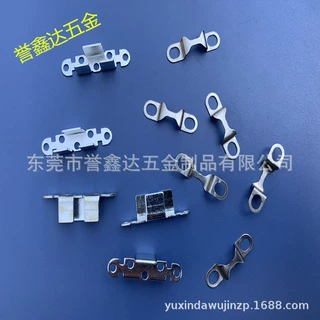 厂家定制生产异形冲压件  卡簧  定位扣  磷铜电池接触片