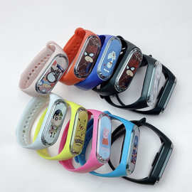 新款彩屏led手环表 儿童男女学生电子运动手环礼品彩屏表