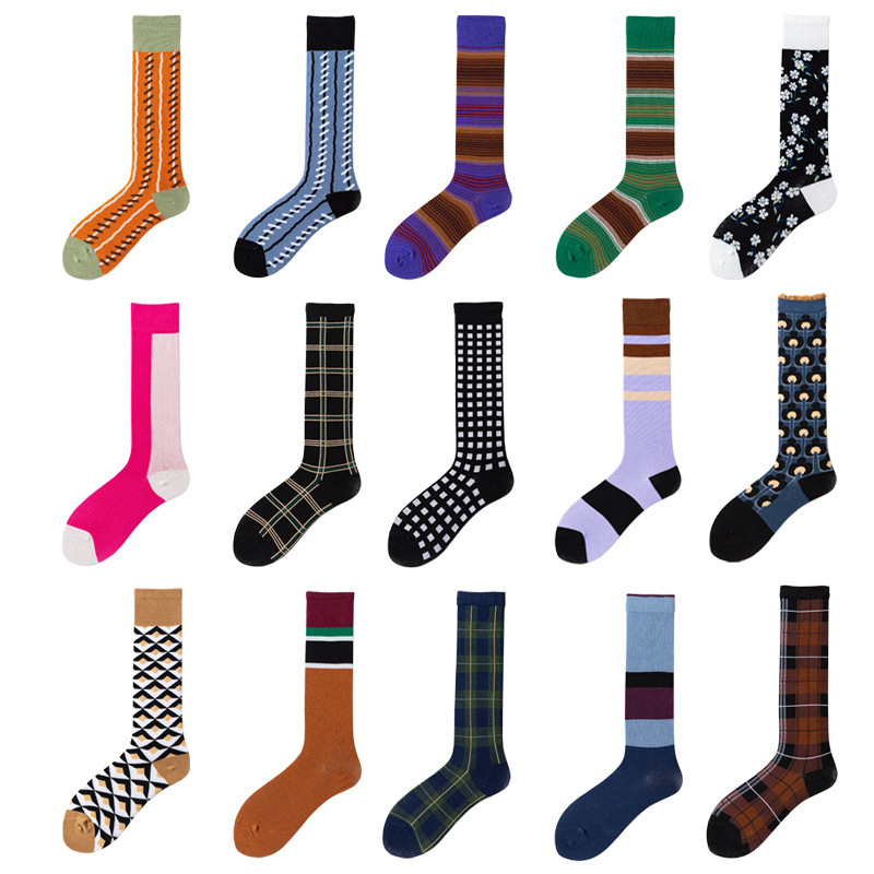Ins Socks for Women, Mid-Calf and Knee-High Slouch Socks, Popular in Japan and Korea, Fashionable and Trendy Spring and Autumn Cotton Socks Ins Socks for Women, Mid-Calf and Knee-High Slouch Socks, Popular in Japan and Korea, Fashionable and Trendy Spring and Autumn Cotton Socks