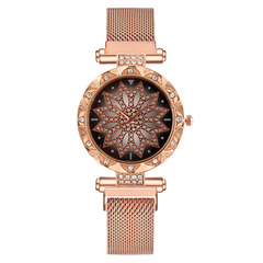 時來運轉磁鐵帶女士手錶女韓版簡約時尚潮流網紅同款不轉動款廠家