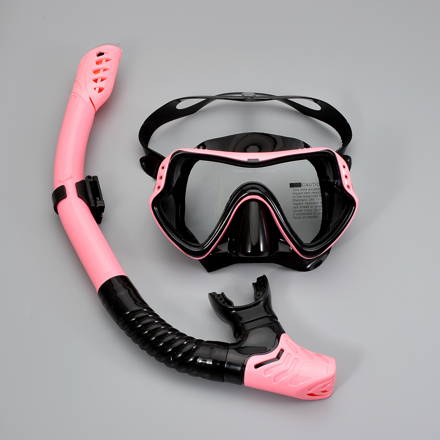潜水镜浮潜三宝呼吸管套装男女新款大框硅胶面镜浮潜面罩潜水眼镜